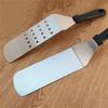 1pc Cooking Spatula Stainless Steel Barbecue Spatula Plate Non-Slip Plastic Handle Extra Long Griddle Spatula Cooking Utensils