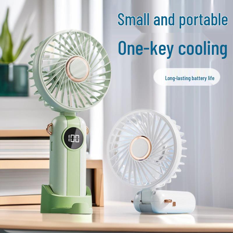 USB Rechargeable Mini Handheld & Desktop Fan