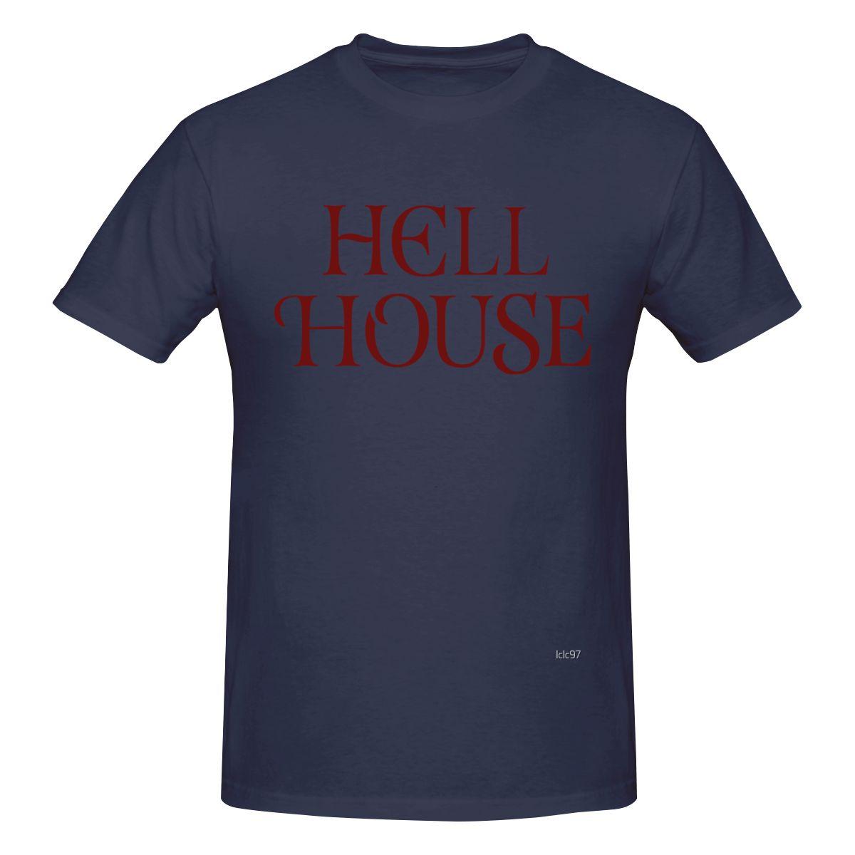 

Funny HELL HOUSE LLC Unisexs Tshirt Printed Tops are loose and slim fit Womens Tshirts 4XL