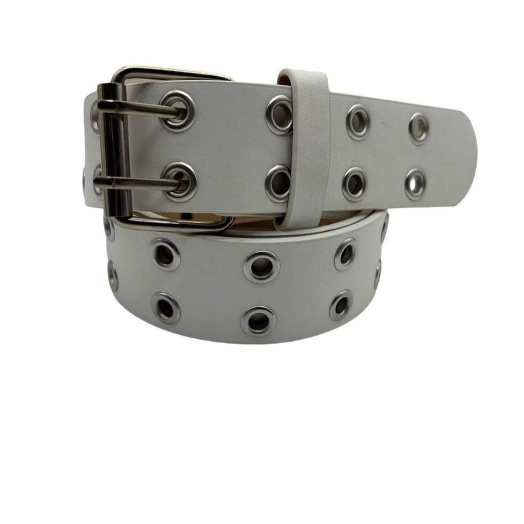 Fashionable American Hip Hop Punk Double Row Women's Belt