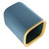 Garbage Container Pressing Ring Square Plastic Large Capacity Simple Design Trash Can for Restroom