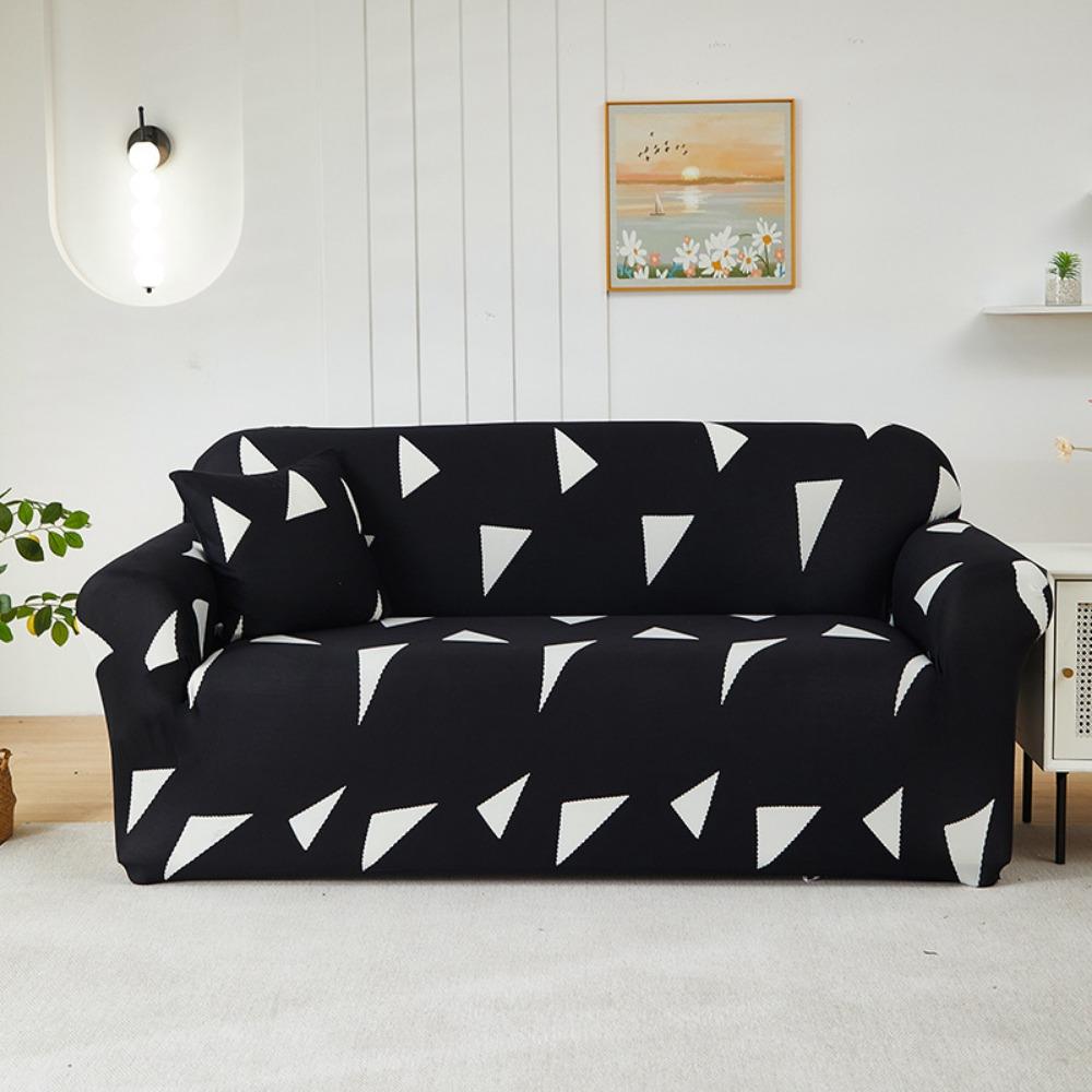 Stretchable Printed Sofa Covers Full Set Universal Slipcovers Soft Fabric Sofa Protector