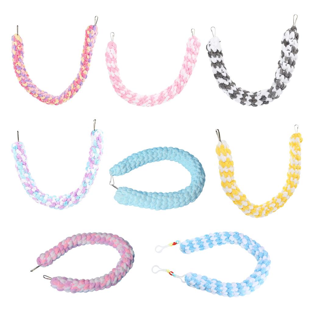 Hamsters Swing Toy Parrots Cage Toy Hanging Climbing Rope Small Pets Toy Cage Accessories Sugar Glider Pet Climbing Toy