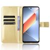 For TECNO Pova 6 Neo Leather Phone Case Wallet Crazy Horse Texture
