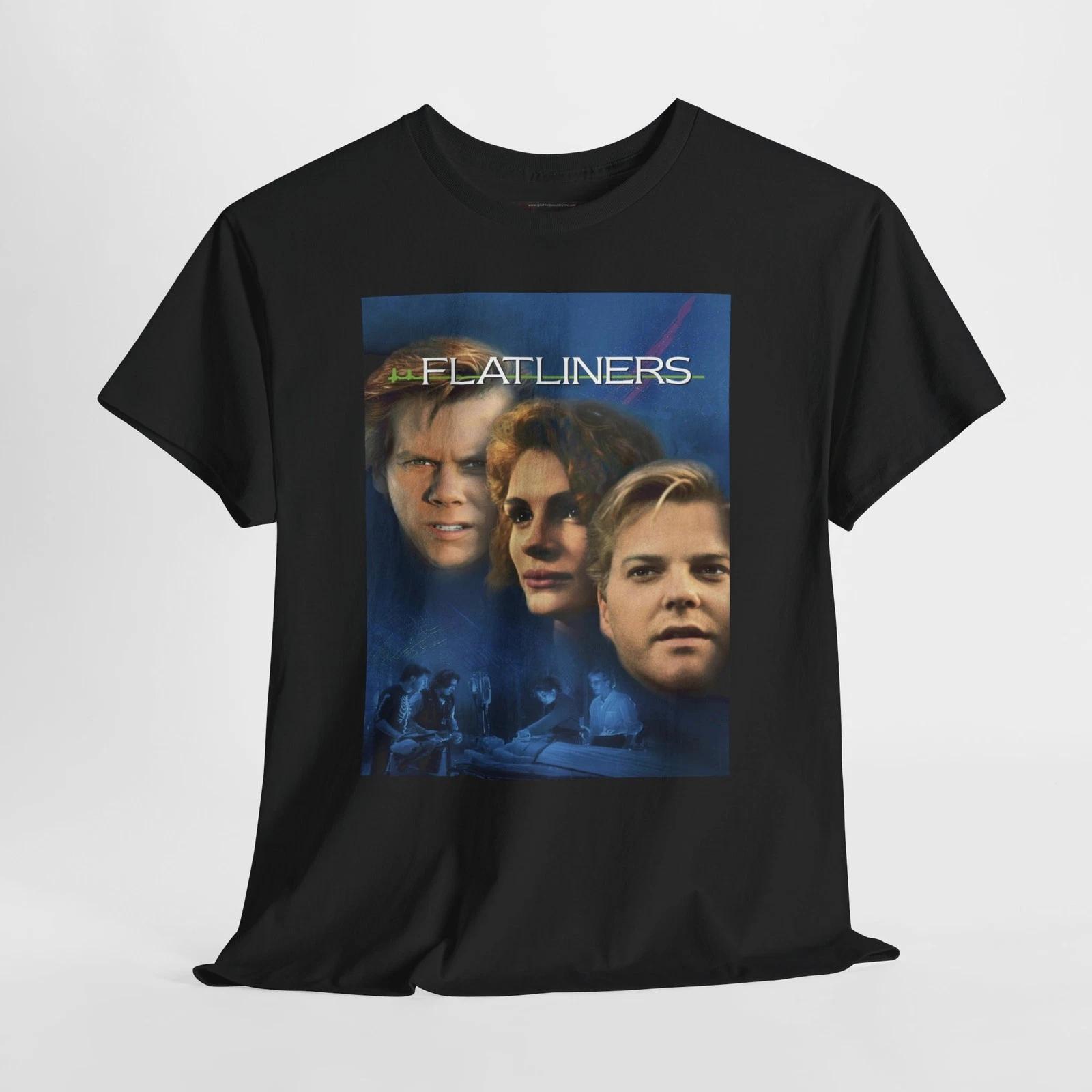 Flatliners 1990 Retro Movie Poster Horror Unisex Graphic T-Shirt L