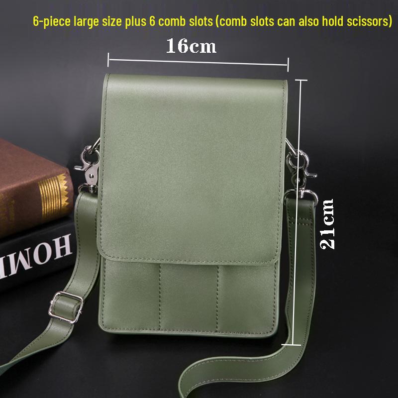 Large Capacity Hairdressing Scissors and Tool Bag - Crossbody and Waist Design for Pet Groomers and Hairstylists