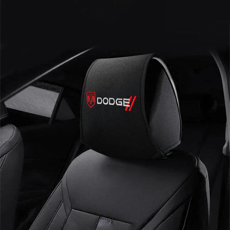 Autositz Rücken Kopfstütze Kissen Staubdichte Abdeckung für Dodge Caliber Challenger Journey Charger Ram 1500 Stratus Dart Dakota Durango