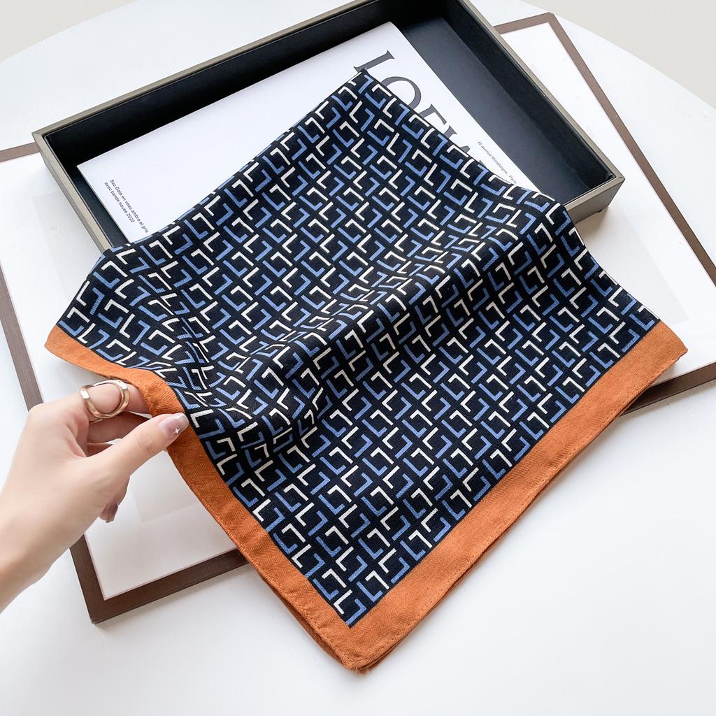 Spring And Summer Satin Long Scarf For Women Sunscreen Shawl Fashionable Beauty Scene Satin Long Scarf Versatile Travel Scarf