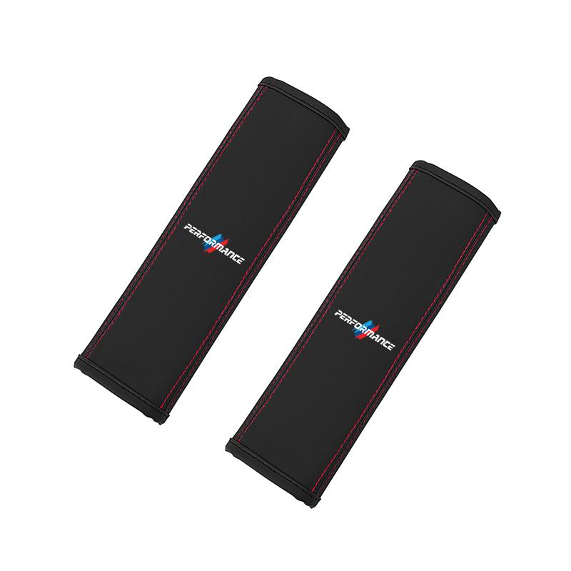 Car Seat Belt Cushion Safety Belt Leather Shoulder Protector Pad For BMW E46 E90 E60 F30 F10 E39 E36 F20 G20 G30 E92 E87 E91 X5 VM4