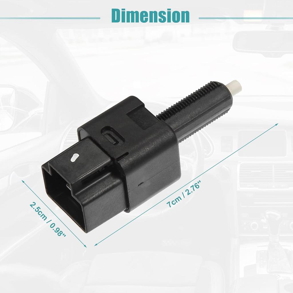 ACROPIX Brake Light Switch Stop Light Switch Sensor Fit for Nissan Altima Maxima Rogue - Pack of 1 Black