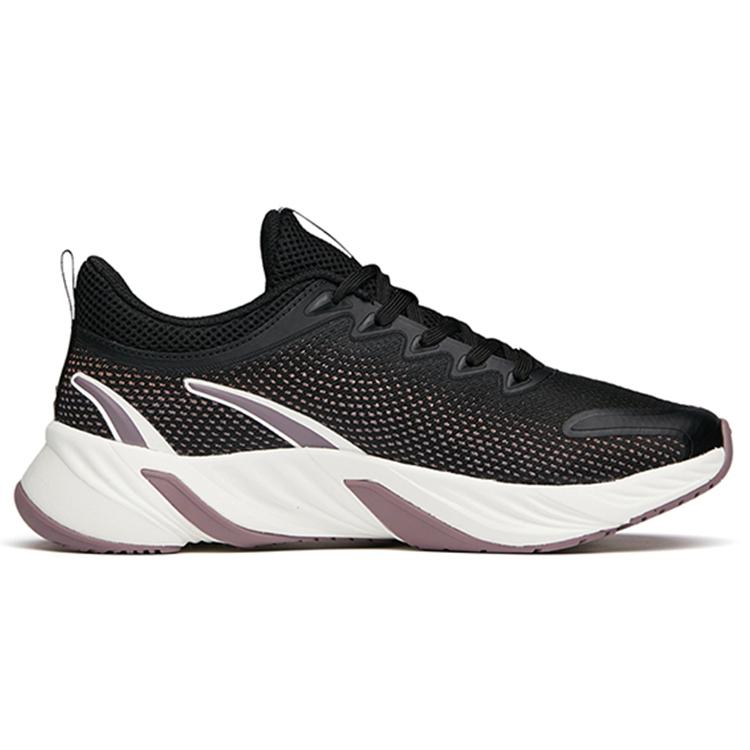 Anta Mesh Low top Running Shoes Women's Black Purple 122145523-5