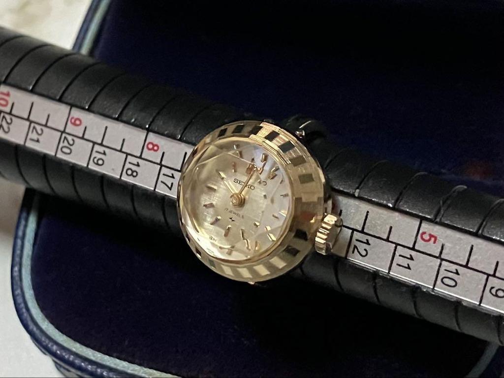 [USED] Beautiful working Seiko Ring Watch/Seiko mechanical ring watch