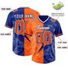 Custom Split Personalized Lightning Pattern Football Jersey Personlized Team name and you name, number V-Neck T-Shirts