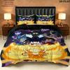 Star Butterfly Pattern Bedding uilt Set uilt Cover Pillowcase Home Decoration Birthday Gift (1 * duvet cover + 2 * pillowcase without core)