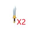 MOC Military Medieval Building Blocks Accessories Soldier Figures Bicolor Weapons Crossbow Sword helmet Tomahawk Toy Gift X006