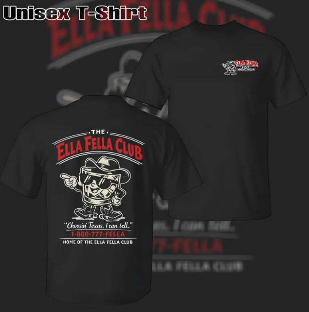 The Ella Fella Club Western T-T-Shirt, Cowboy Whiskey Aesthetic, Funny Tee 1 XL