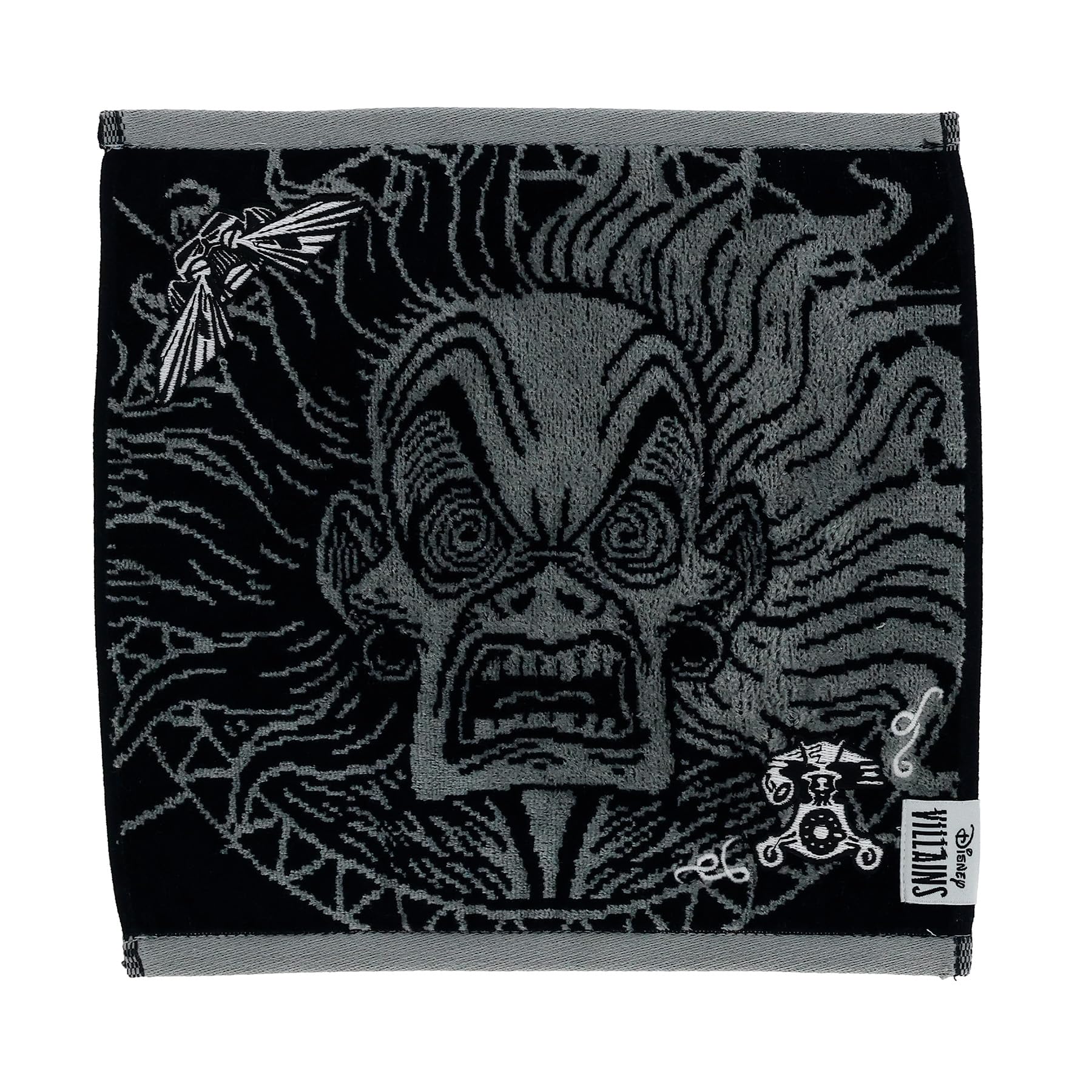 

Marushin Dark Face Органический Антибактериальный Платок, Продукт 2006060900, Дисней, Серый, Whillans, Хлопок, Вышивка Светящаяся в темноте,