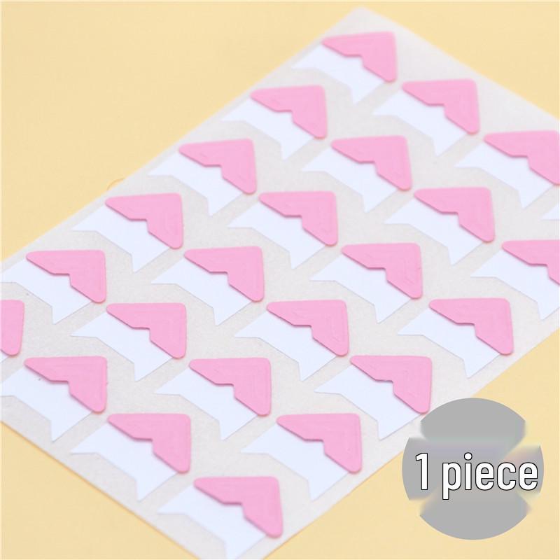 Korean Retro Kraft Paper Photo Corner Stickers, DIY Colorful Album Accessories for Baby Albums