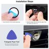 2PCS Anti-Scratch Camera Lens Cover For Tesla Model Y Juniper/Model S/3/Cybertruck 2025 Front Bumper Lens Guard Protection Cover
