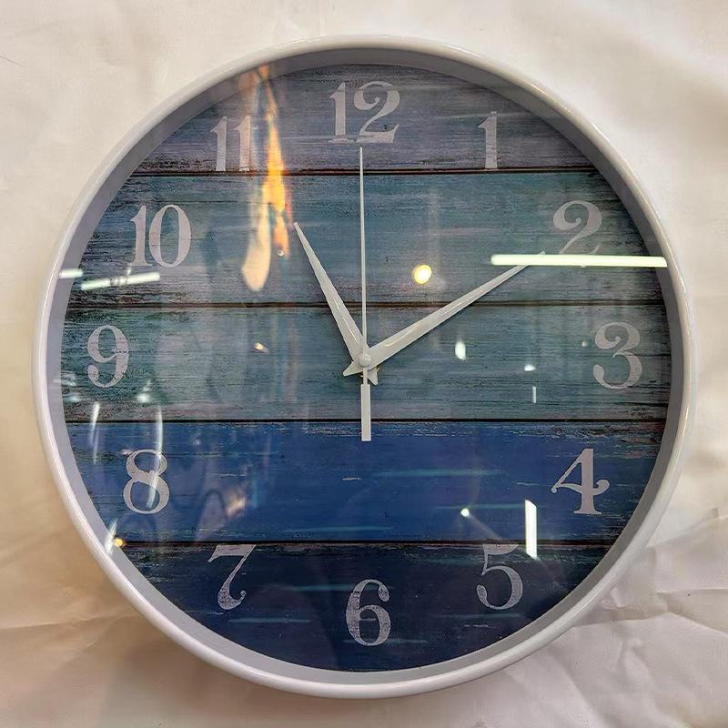 Children s Fashion Wall Clock - No-Punch Living Room Decoration. 10-inch 11#