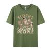 Sloths Are My Favorite People Zoo Animal T Shirt Unisex Pure Cotton Tee Shirt Print Tees Graphic Tshirt Free Shipping