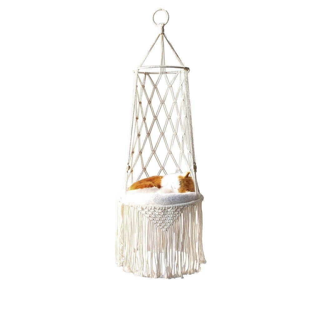 Little Cat Swing Indoor/Outdoor Cat Hanging Cloth Hammock Net Basket Sunbathing Cradle Swing