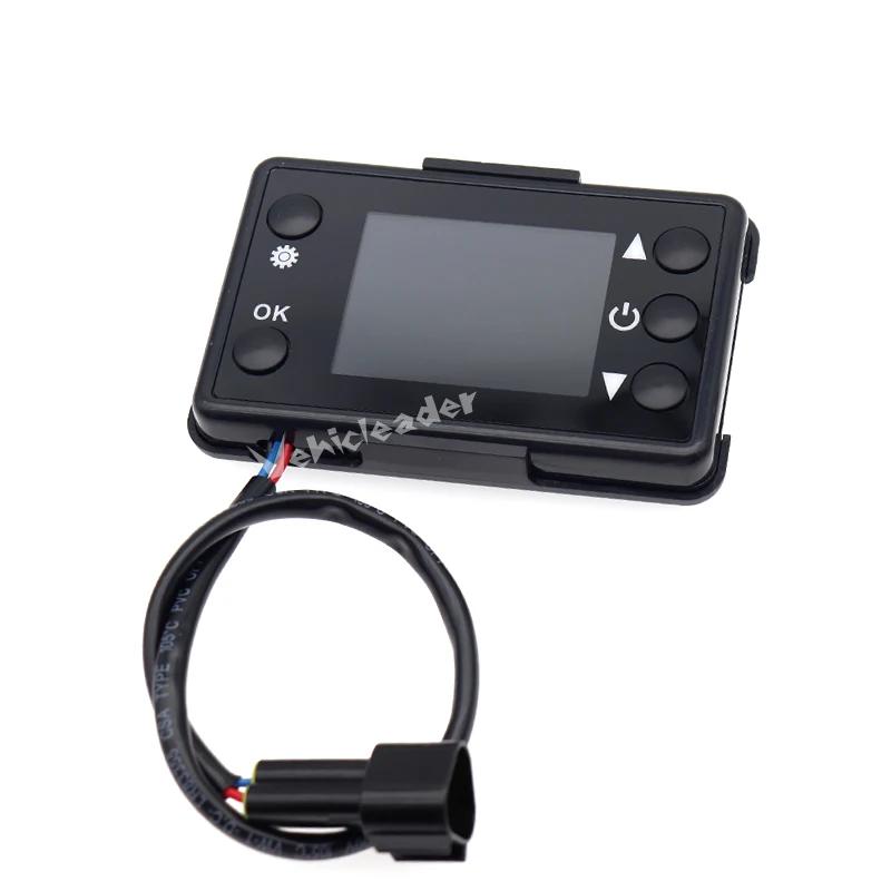12V/24V Diesels Air Heater LCD Monitor Switch + 4 Buttons Remote Control For Car Truck Diesels Air Heater Parking Controller Kit