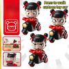 Nezha Press-and-Go Inertia Motorcycle Toy for Babies