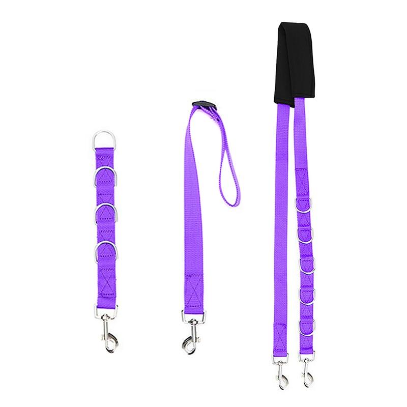 3pcs Strap Grooming Dog Restraint, Belly Pad Bathing Harness, durable and practical for Trim Pet Hair, bow pull