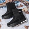 Nieuwe Heren Winterlaarzen Warme Pluche Sneeuwlaarzen Hoge Kwaliteit Waterdicht Hoge Schacht Heren Enkellaarsjes Outdoor Heren Wandelschoenen Sneaker