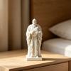 3D Printed Hierarch Figurine Medieval Vintage Carving Men Statue Sculpture Ornament for Study Room Bookshelf Home Office Display Decor