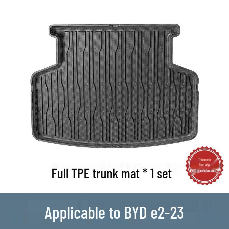 Eco-Friendly TPE Floor Mats for 2023 BYD E2 - Dirt-Resistant, Waterproof, Includes Trunk Mat