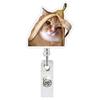 Lanyard Memes Badge Reels Retractable Name Tag Holder Fashion Cat Keychain