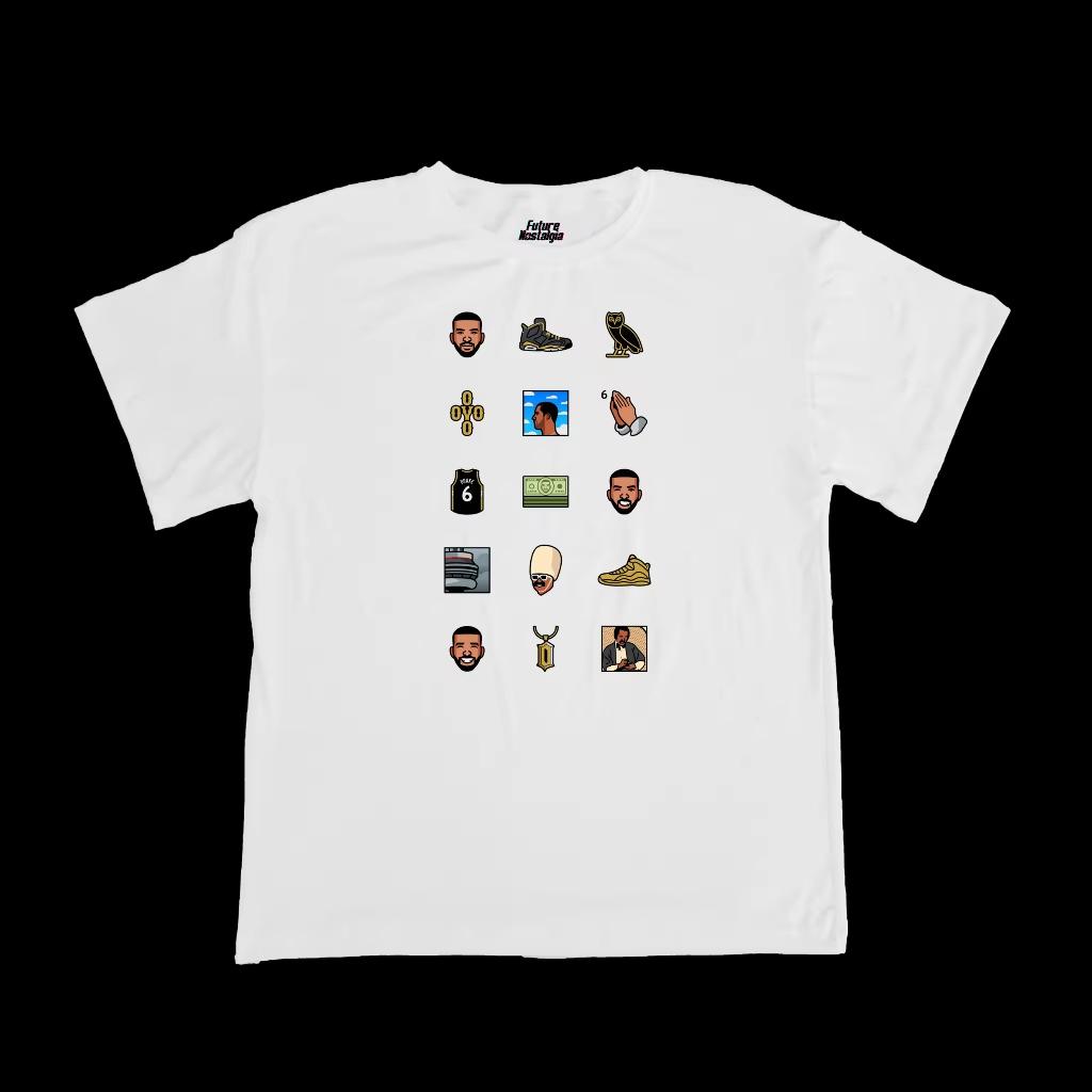 Übergröße Street Hype Culture T-Shirt CLB Album Boy Lover DRAKE Amerikanischer Hip Hop Rock Kurzarm Sänger Männer Frauen Street Tops