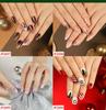 European & American Christmas Press-On False Nails Set