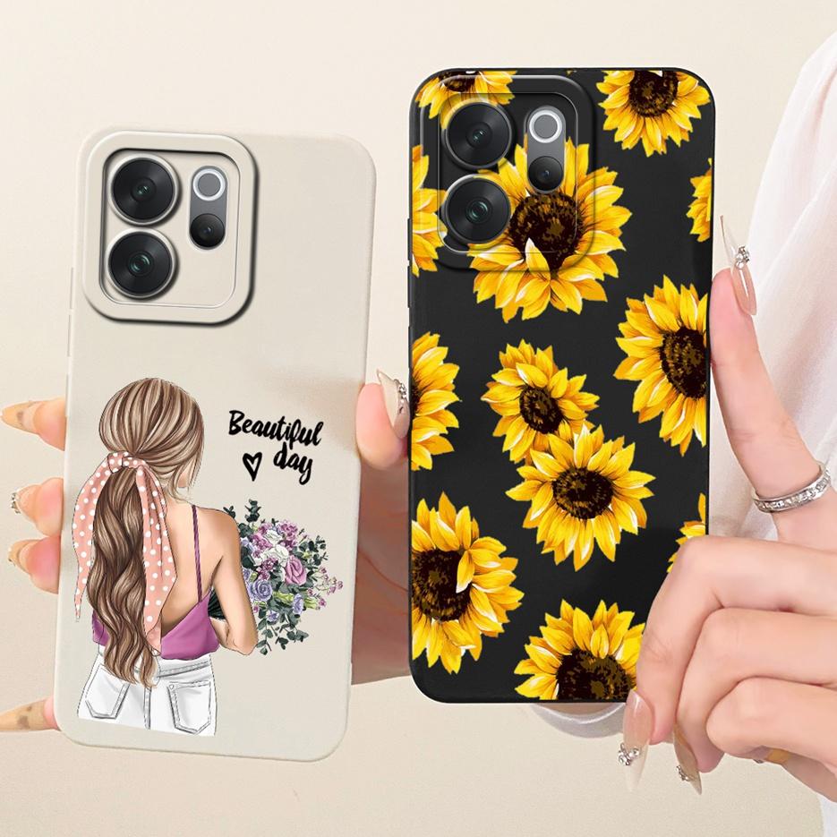 For Vivo V70 5G Case V2538 Luxury Art Painted Cover Soft Silicone Case For Vivo V70 Elite V2548 V 70 VivoV70 FE V70FE V2550 Bags