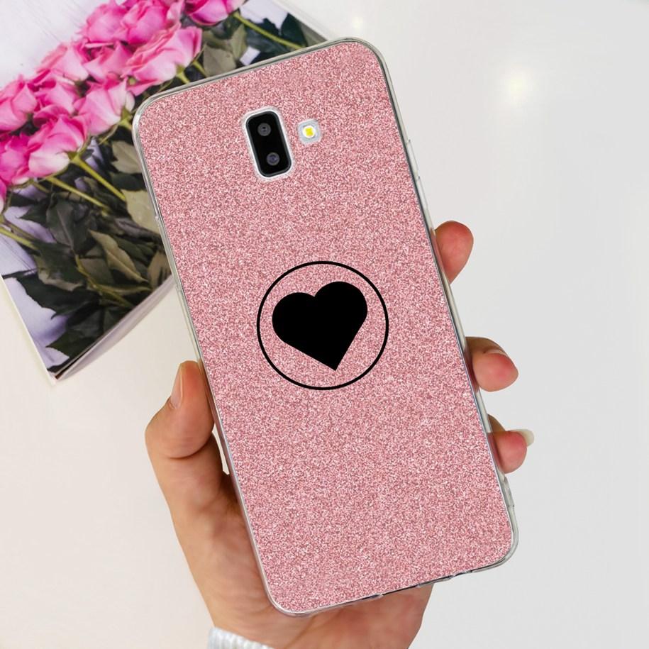 For Samsung J6 Plus Case J6 2018 J600F J610F Cover Luxury Marble Butterfly Clear Soft Cases For Samsung Galaxy J 6 J6+ 2018 Capa