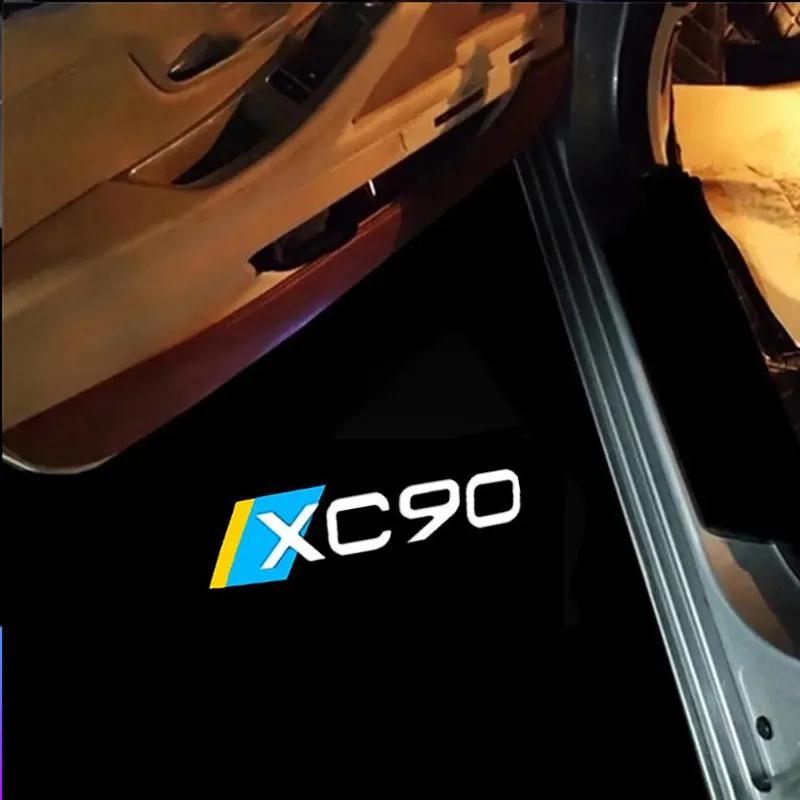 Led Car Door HD Light Laser Projector Welcome Lamps For Volvo XC90 V90 V60 XC60 V40 S80 S60 S90 C40 XC40 V70 XC70