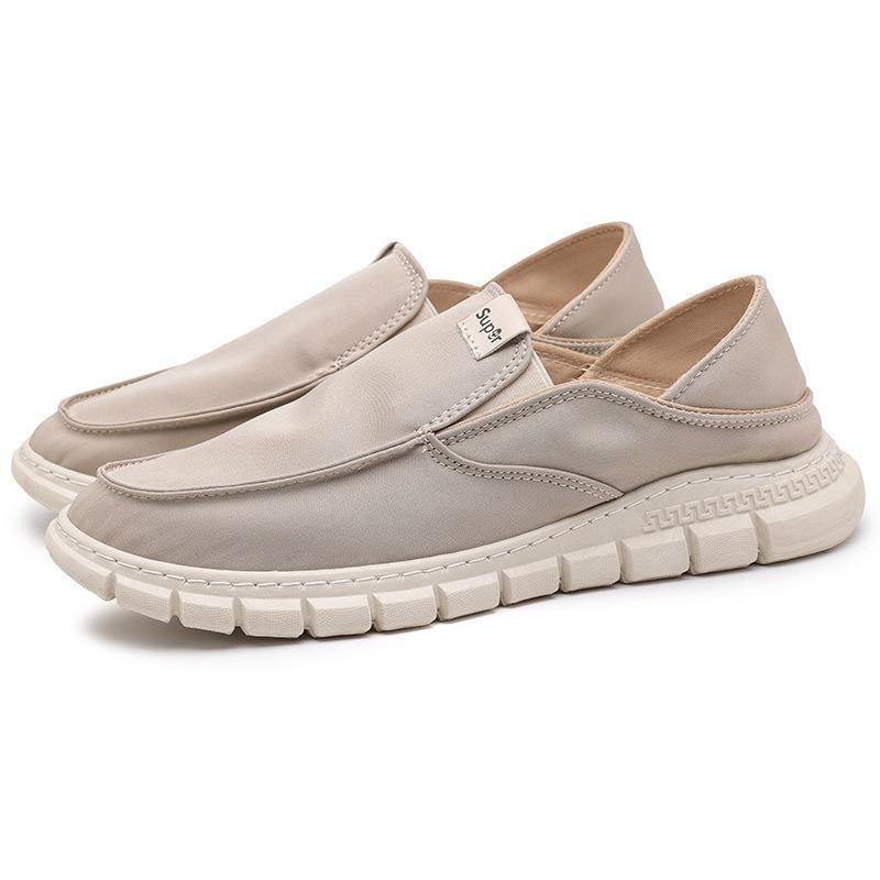 One-pedal Canvas Shoes Spring New Breathable Old Beijing Cloth Shoes Fashion Casual Trendy Shoes Cloth Shoes