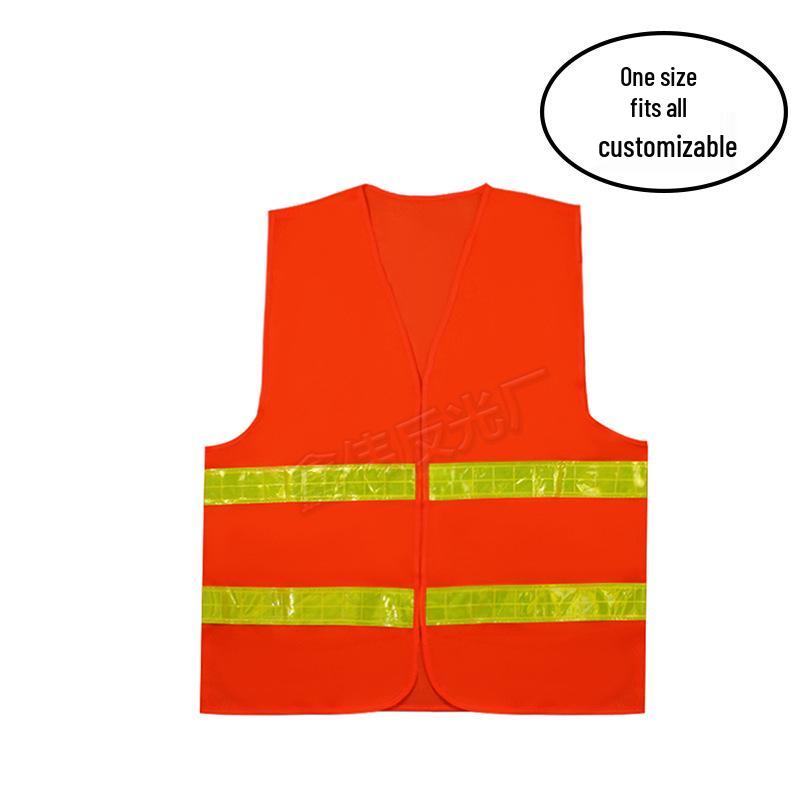 High-Visibility Reflective Safety Vest for Traffic and Construction Workers
