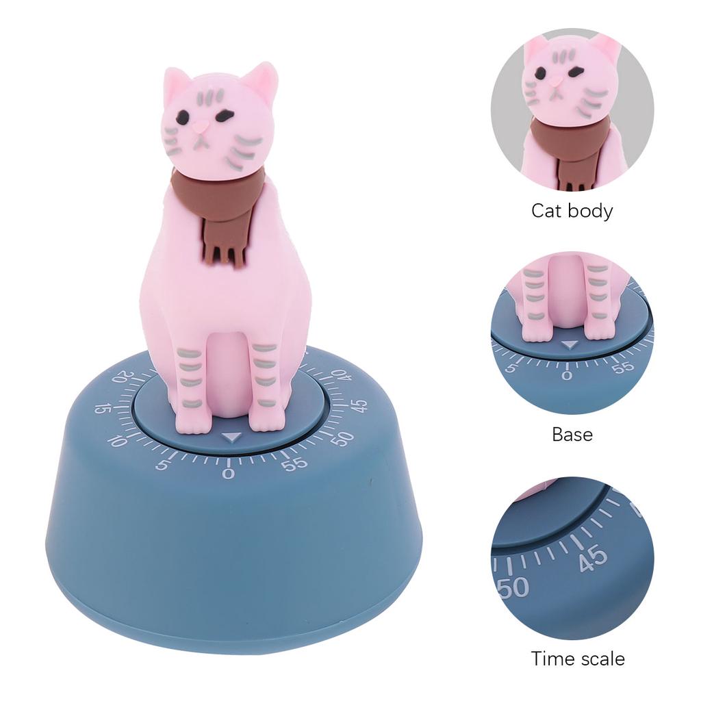 1pc Clockwork Timer Durable Study Timer Kitchen Timer Countdown Clock Kitchen Reminder for Work