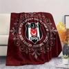 1PC Besiktas Gymnastics Club Patterned Flannel Blanket Suitable For All Seasons for Home Decor Warmth and Comfort Gifts Holiday Present
