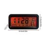 Digital Display Solar-Powered LCD Digital Car Clock Car Thermometer Humidity Gauge  Automotive