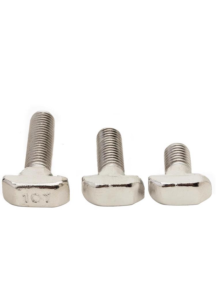 304 Stainless Steel T-Slot T-Head Bolt for Aluminum Profiles (20/30/40/45)