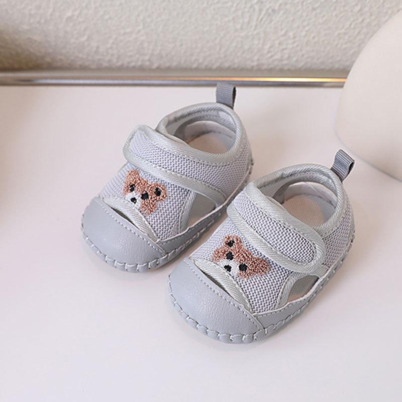 Baby Sandals Summer New Front Shoes Soft Sole Toddler Shoes 0-1 and A Half Years Old Male and Female Baby Cartoon