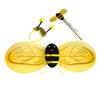 3/4Pcs Little Bee Children Performance Costume Yellow Red Dance Skirt Set Birthday Party Bee Elf Headwear Wings Wand Outfit