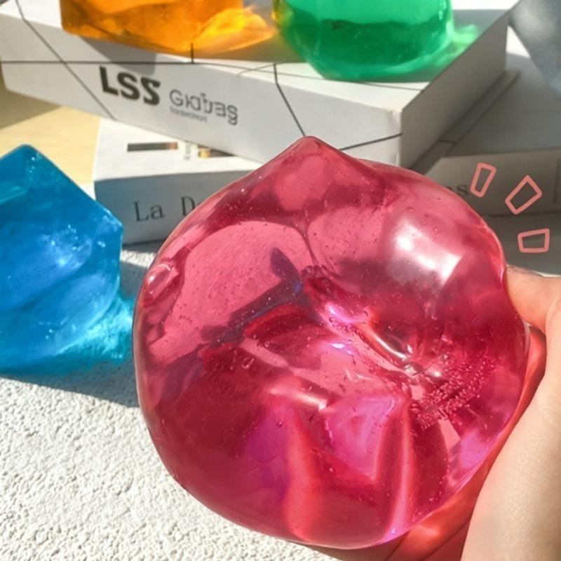 Cubetti di Ghiaccio Extra Maltosio Fidget Squishes Impastare Aspetto Cristallo di Ghiaccio Maltosio Giocattolo da Spremere Squishy Sfogare Regalo Taglia Larga