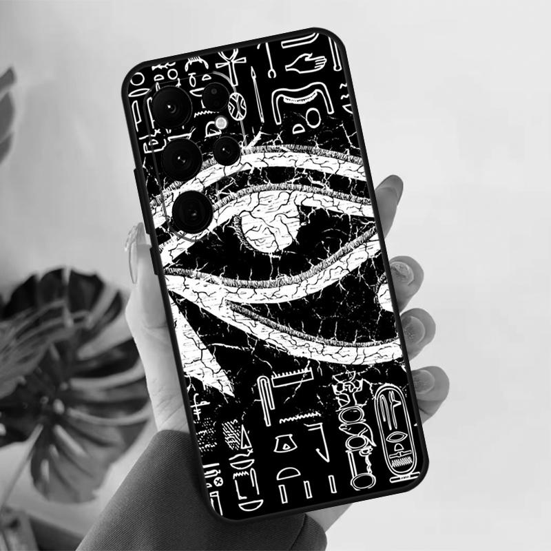 Egyptian Eye of Horus Art Soft Case For Samsung Galaxy S25 Ultra S21 S22 S23 S24 Plus S9 S10 S20 FE S24 FE Phone Cover