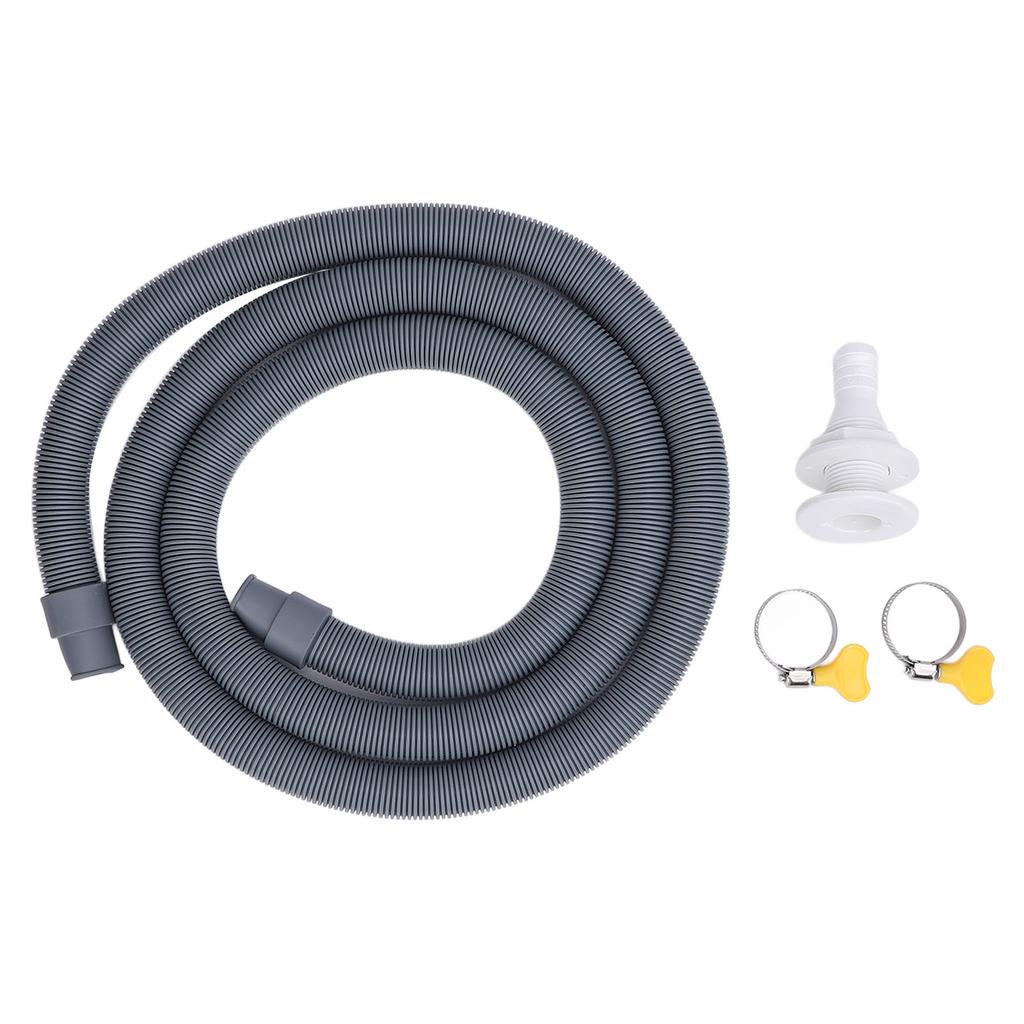 750GPH Bilge Pump Installation Kit Efficient Drainage 0.75in Diameter 6.56ft Bilge Pump Hose with 2 Clamps for Yacht