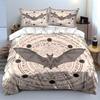 Gothic Bat and Magic Circle Bedding Set Bedding Set (1 Duvet Cover, 2 Pillowcases, Duvet Not Included)